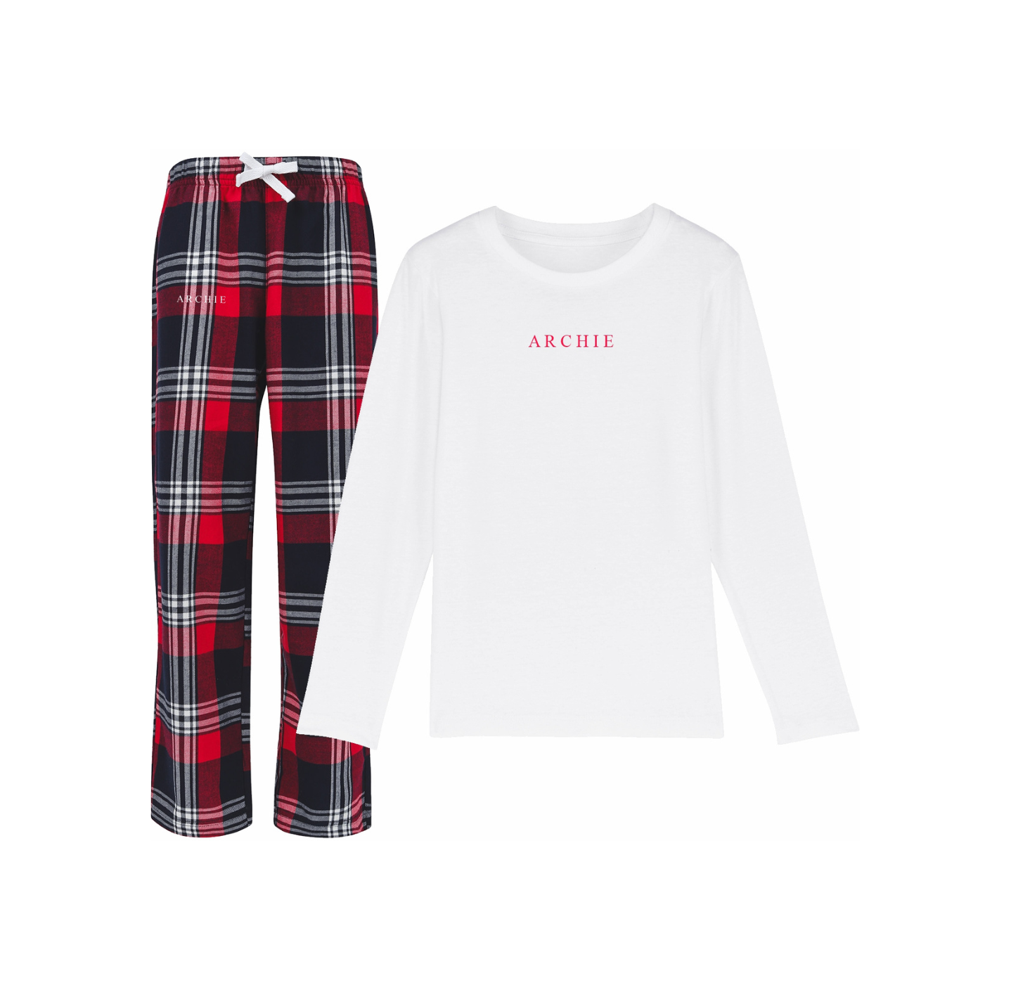The Little Fabrich Traditional Tartan Pyjamas