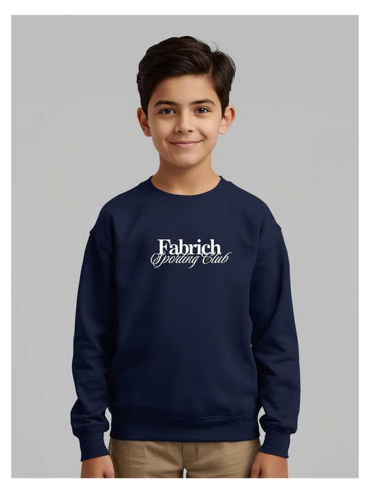 LITTLE FABRICH SPORTING CLUB TEXT SWEAT