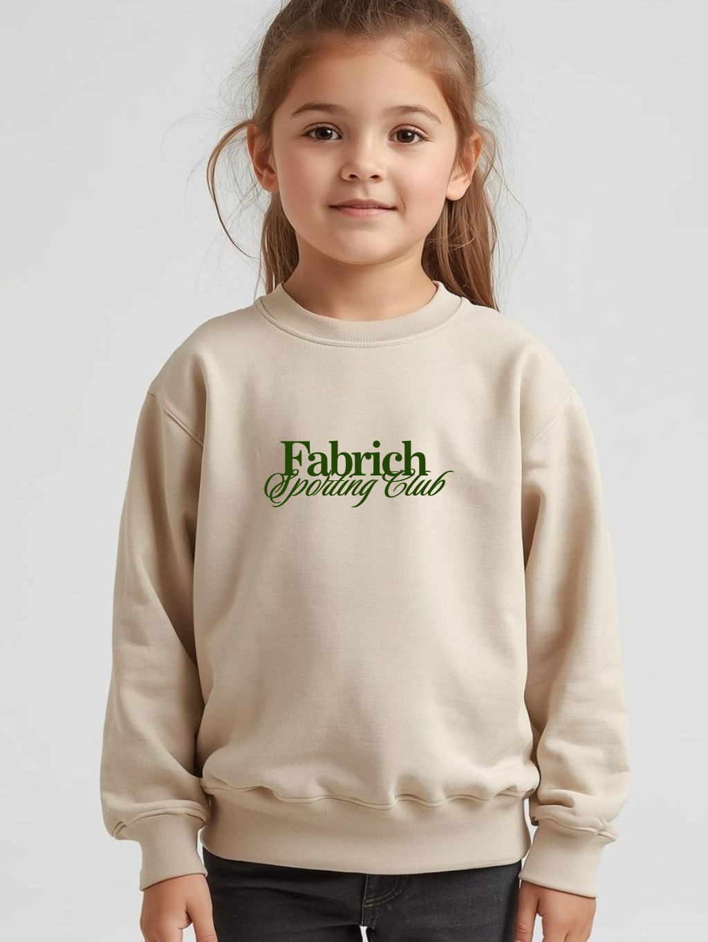 LITTLE FABRICH SPORTING CLUB TEXT SWEAT