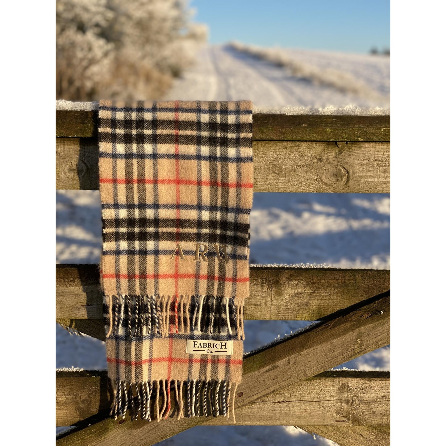 Fabrich Lambswool Tartan Scarf