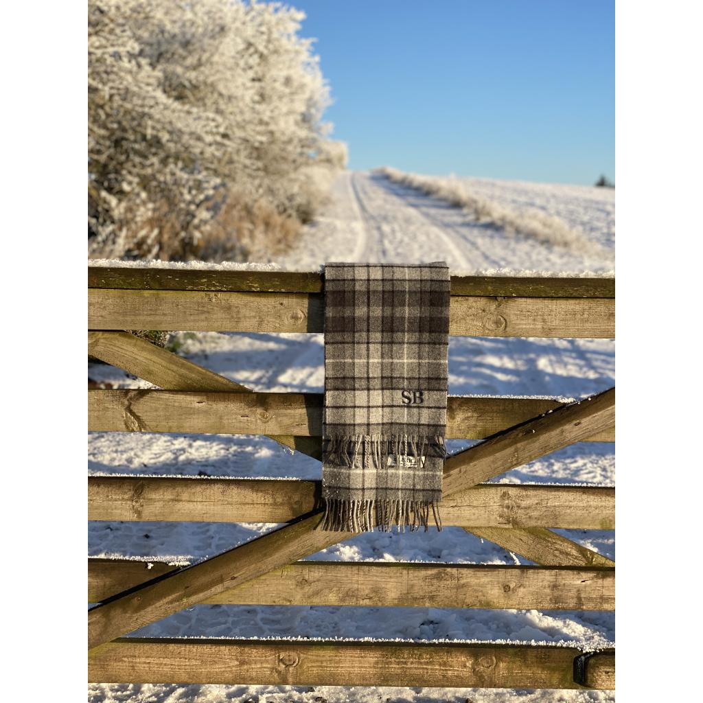 Fabrich Lambswool Tartan Scarf