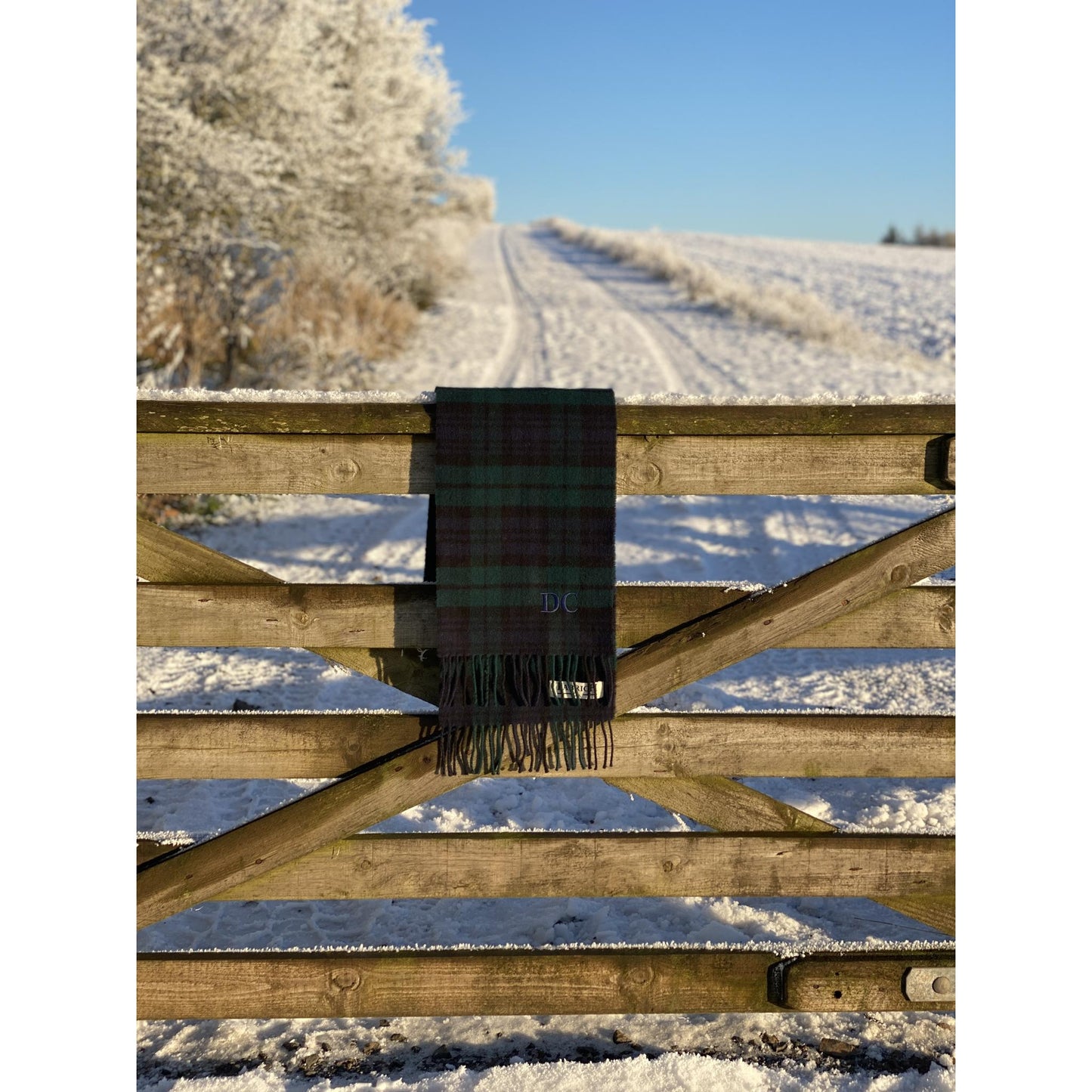 Fabrich Lambswool Tartan Scarf