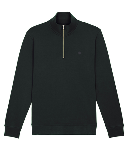 CLASSIC SHIELD QUARTER ZIP SWEATSHIRT