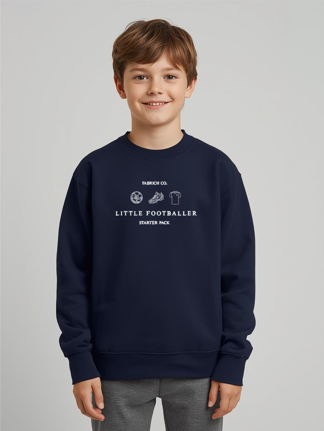 LITTLE FOOTBALLER SWEATSHIRT