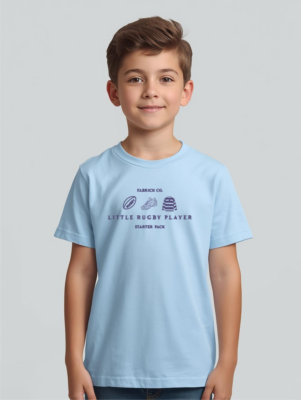 LITTLE RUGBY PLAYER T-SHIRT