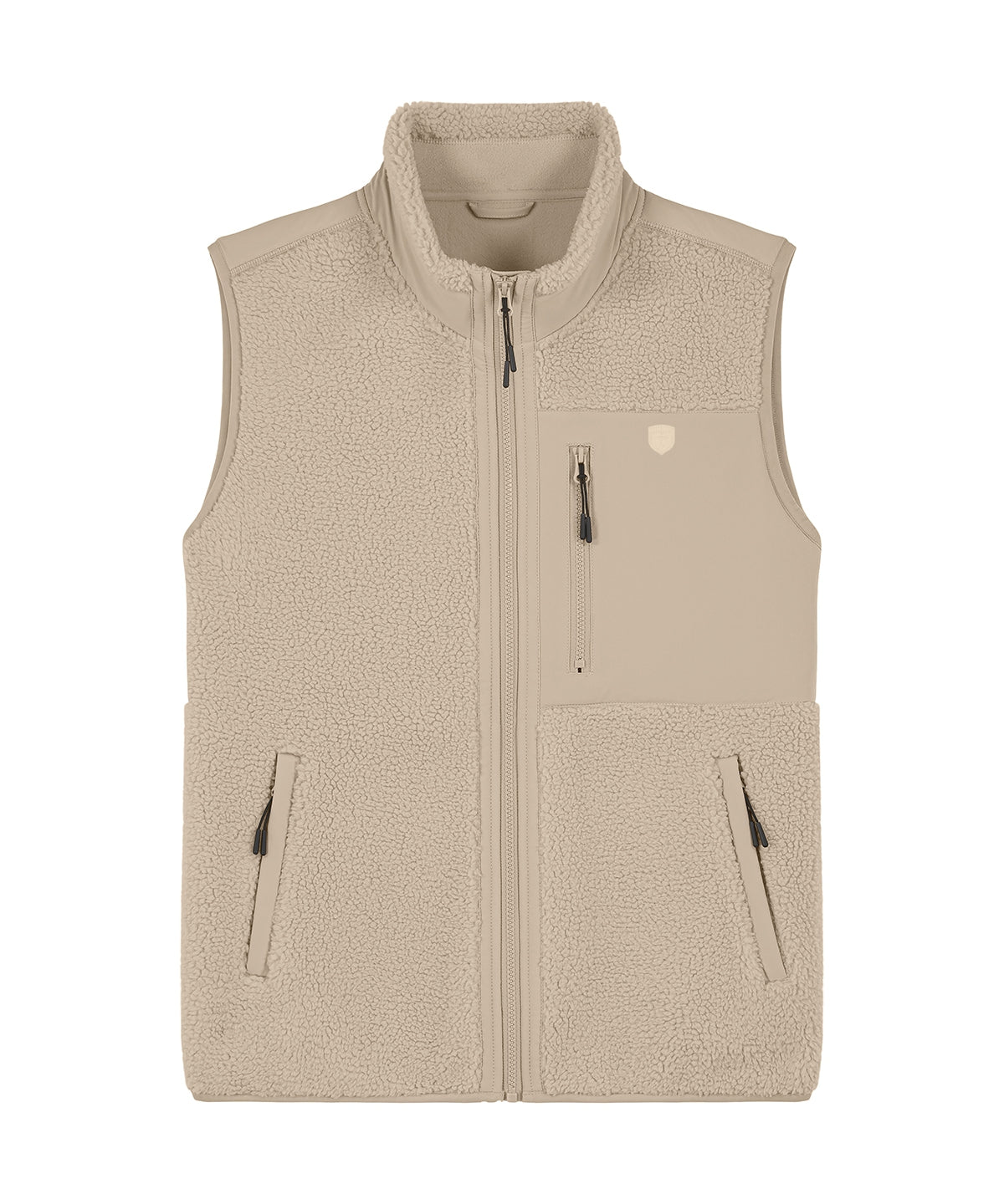 SHIELD TONAL SHERPA FLEECE GILET