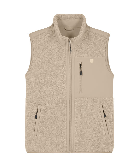 SHIELD TONAL SHERPA FLEECE GILET