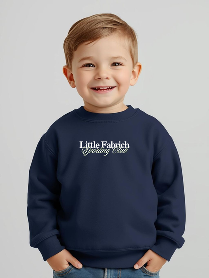 LITTLE FABRICH SPORTING CLUB SCRIPT SWEAT