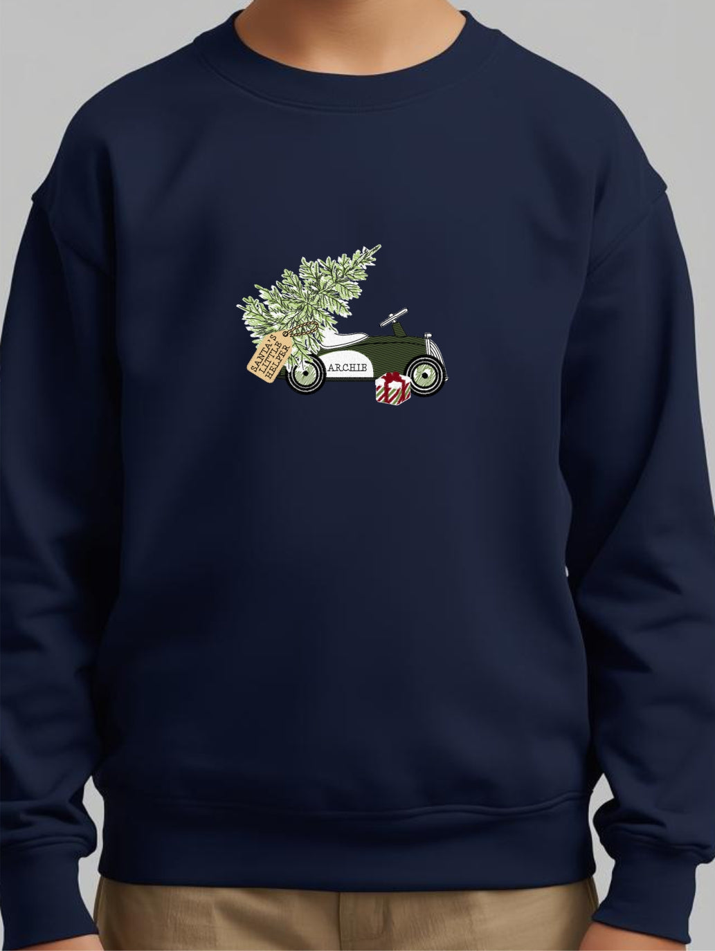 KIDS SANTA'S LITTLE HELPER SWEATSHIRT