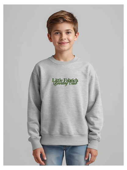 LITTLE FABRICH SPORTING CLUB SCRIPT SWEAT