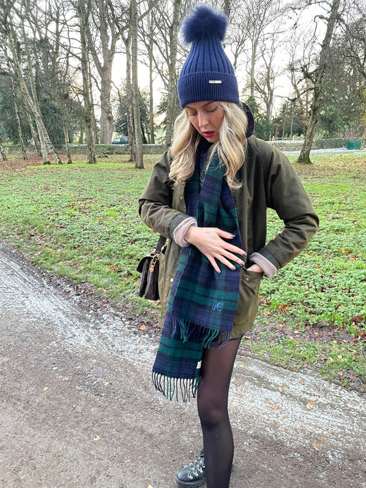 Fabrich Lambswool Tartan Scarf